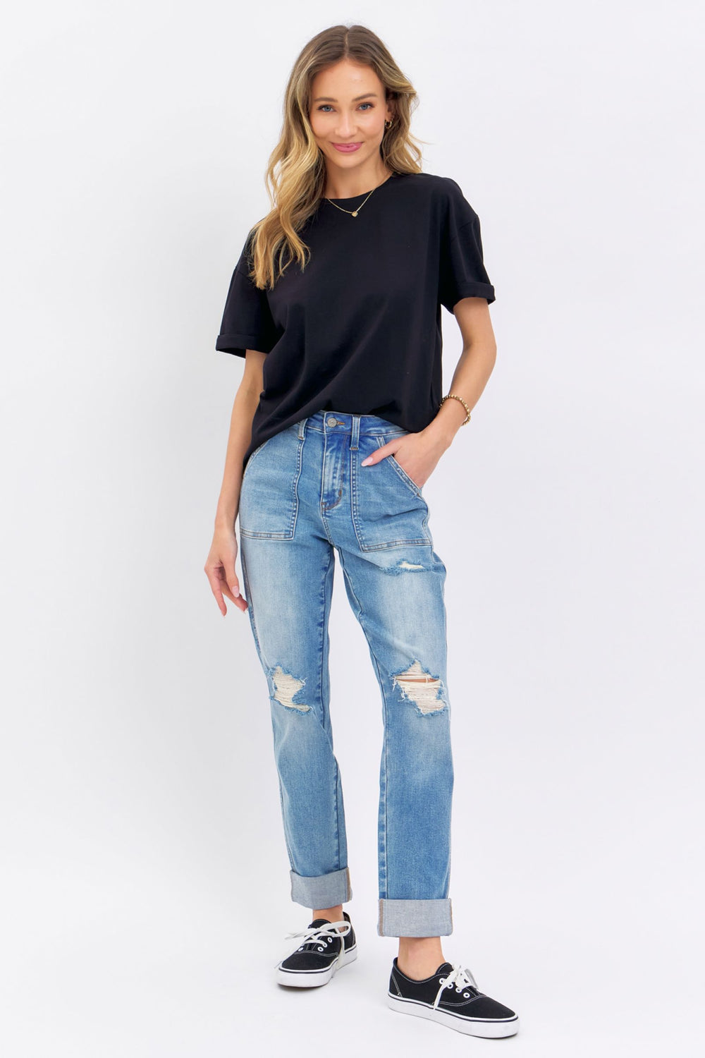 Lilly HW Patch Pocket Boyfriend