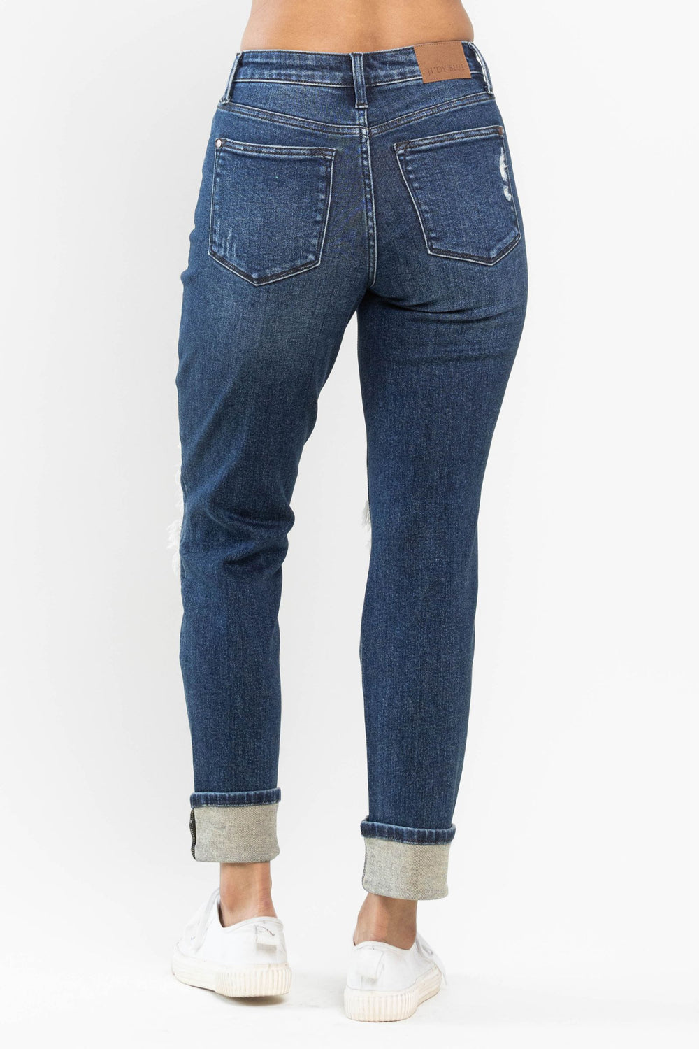 Charlotte MR Buffalo Plaid Boyfriend Jean