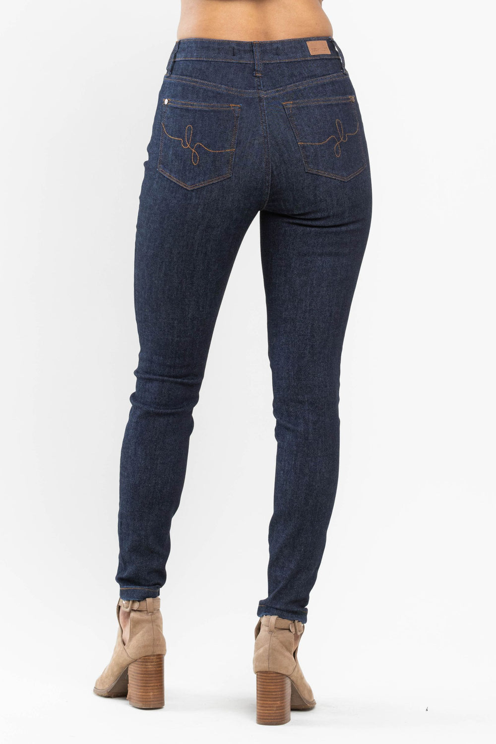 Holly Classic HW Back Pocket Embroidery Skinny