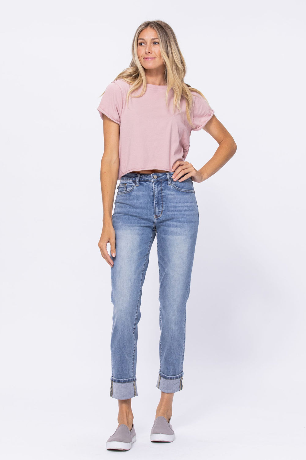 Vikki HW Vintage Wash Boyfriend