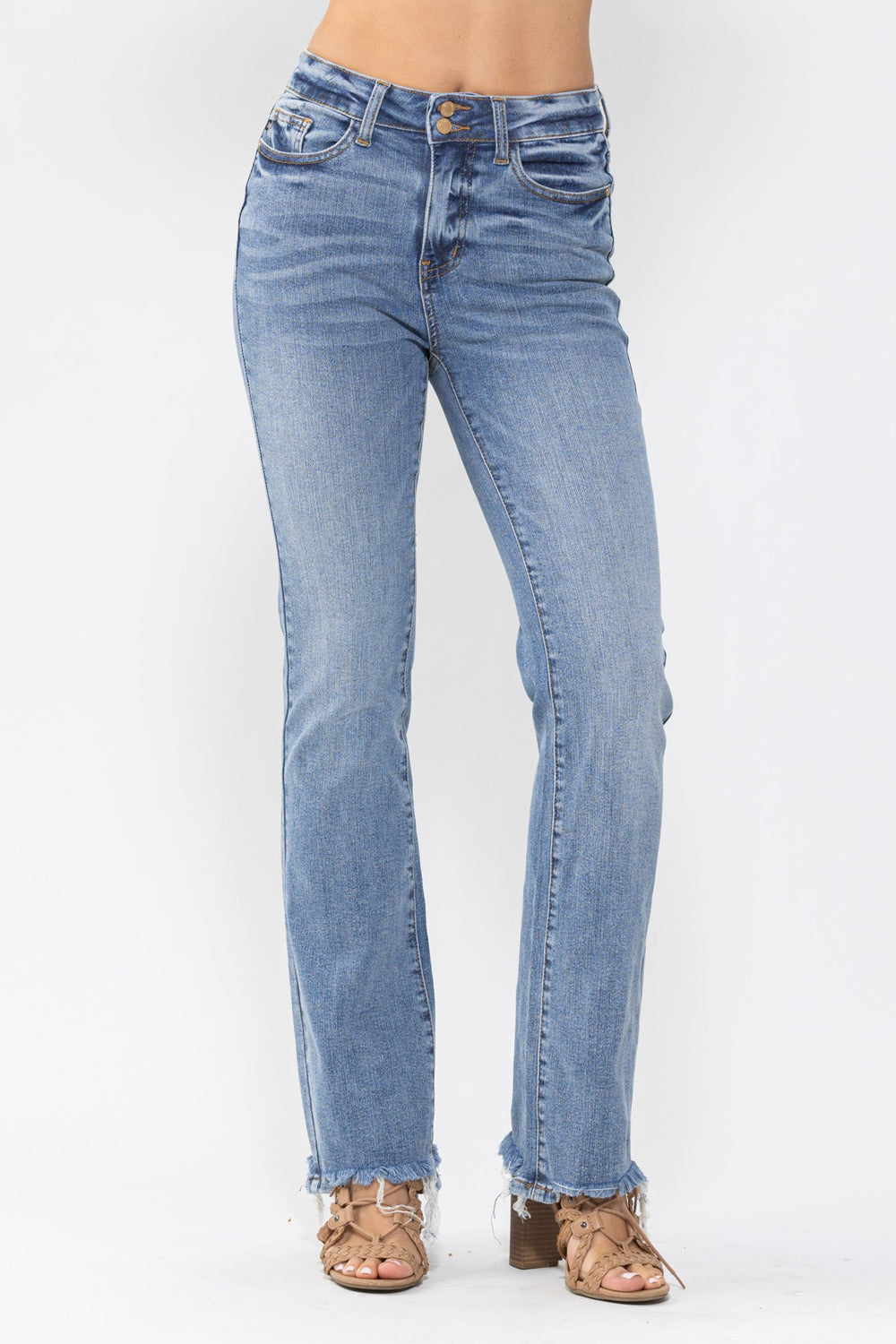 Harmony HW Double Button Bootcut