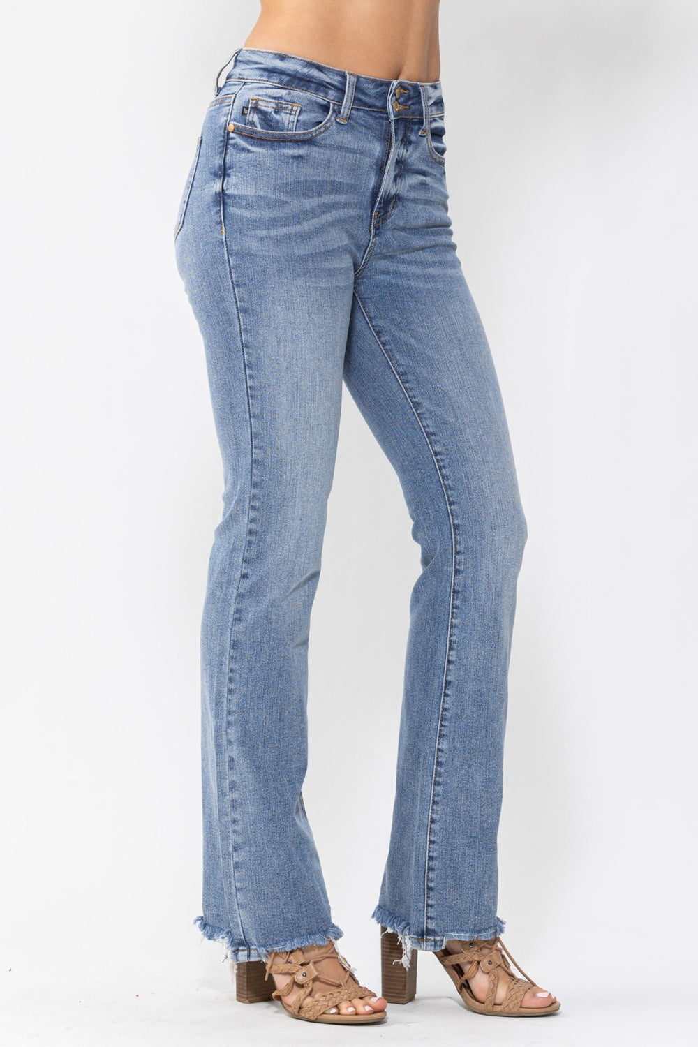 Harmony HW Double Button Bootcut