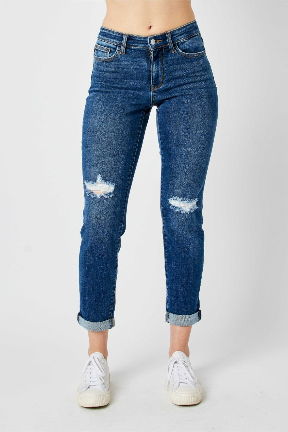Heather MR Destroy Slim Fit