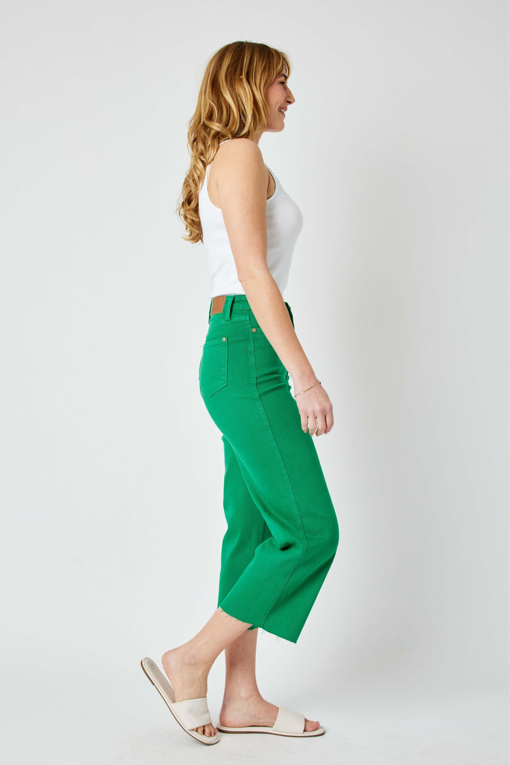 Aria HW Tummy Control Cropped Wide Leg