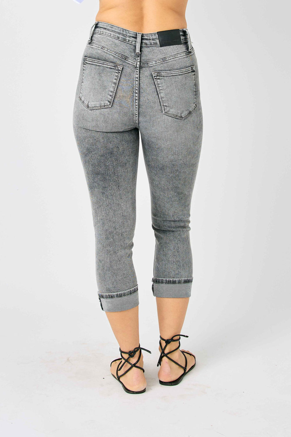HW Cuffed Button Fly Capri
