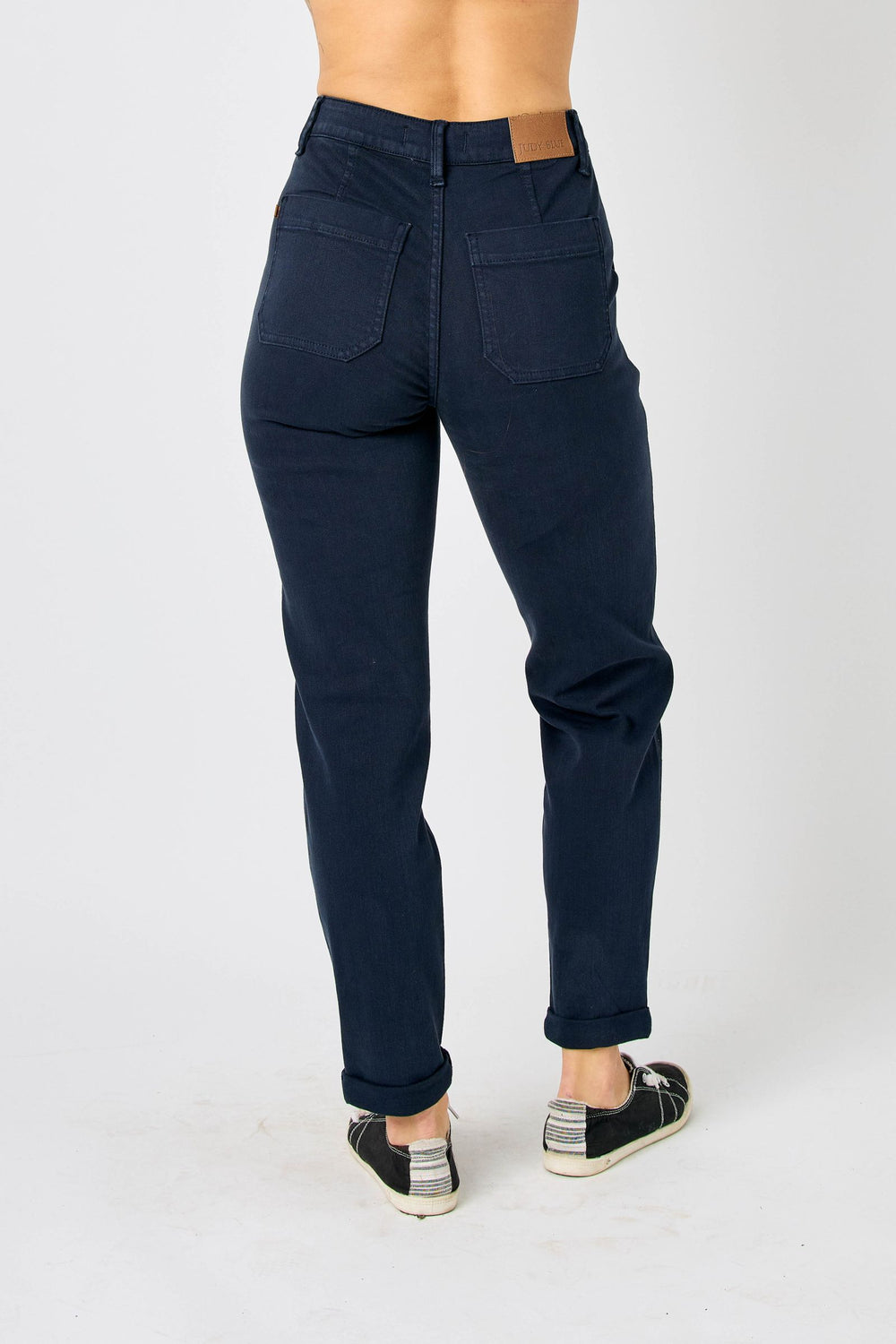 Navy HW Blue Cuffed Joggers