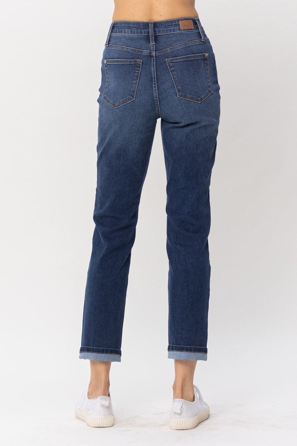 Claire HW Cool Denim Cuffed Boyfriend