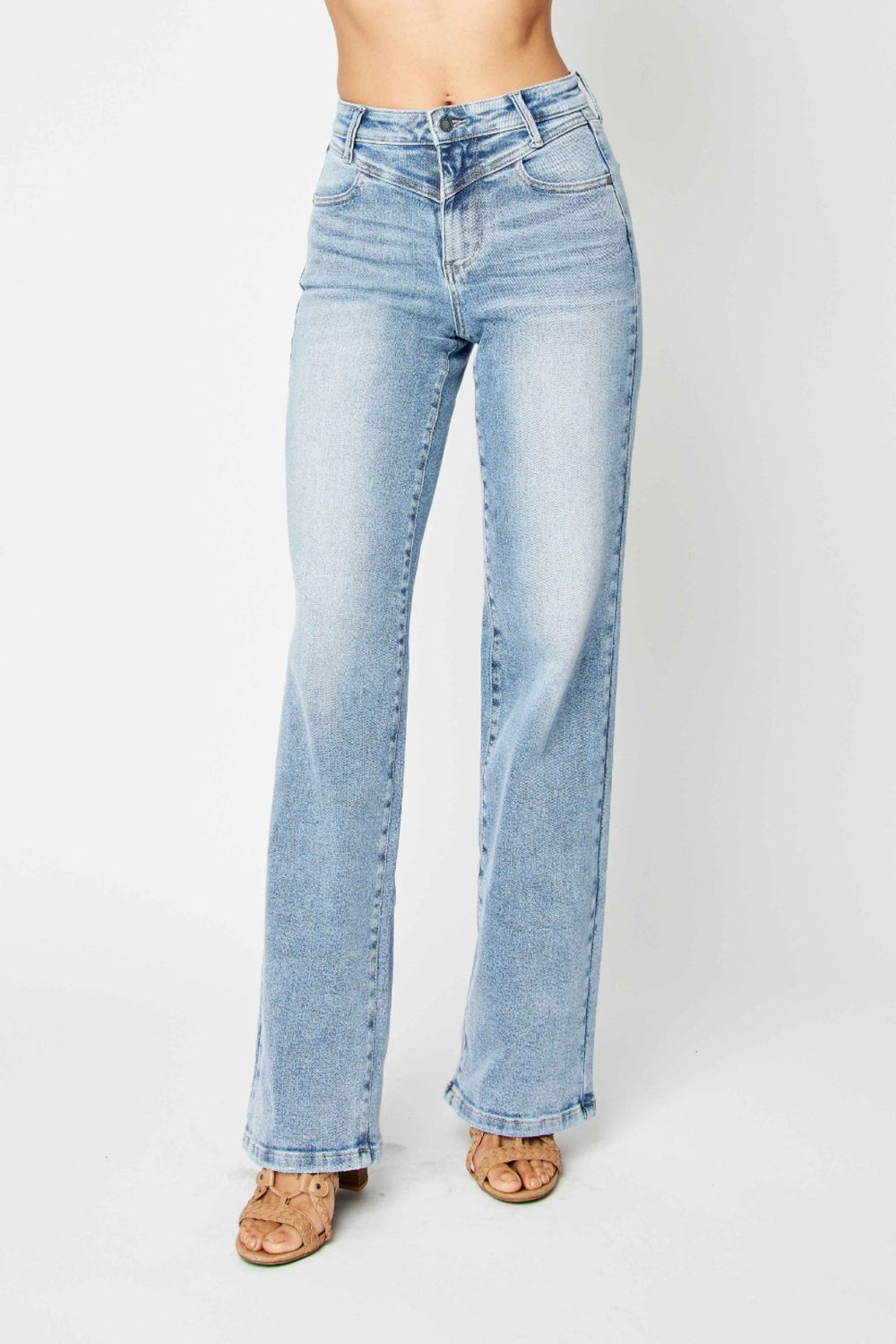 Yoke HW Retro Wide Leg