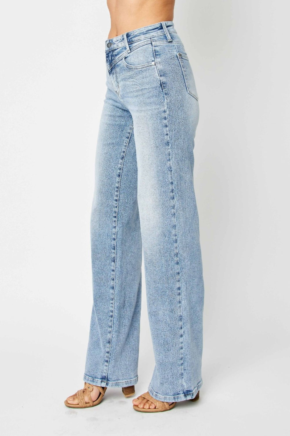 Yoke HW Retro Wide Leg