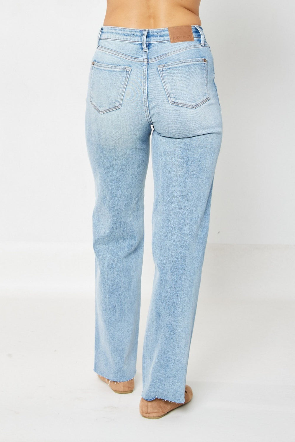 Luna HW Rigid Magic 90s Destroy Straight Leg