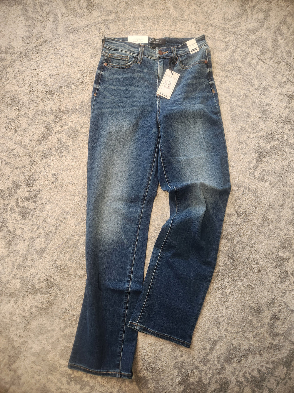 Estelle HW Straight Leg Dark wash