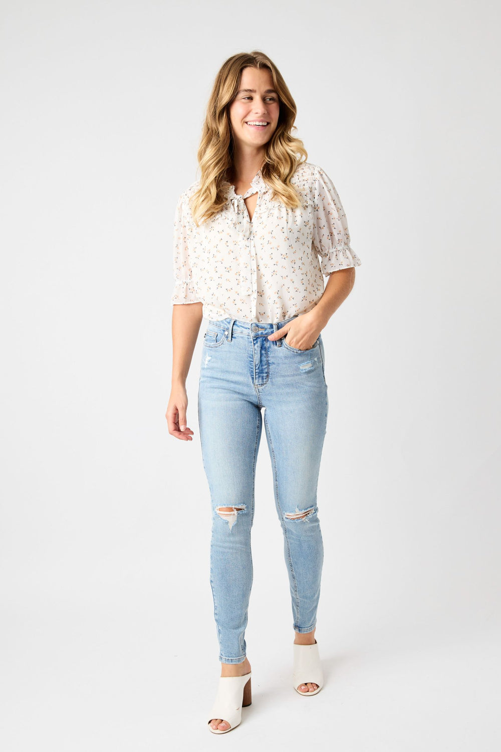 Catie MR Tummy Control Light Skinny