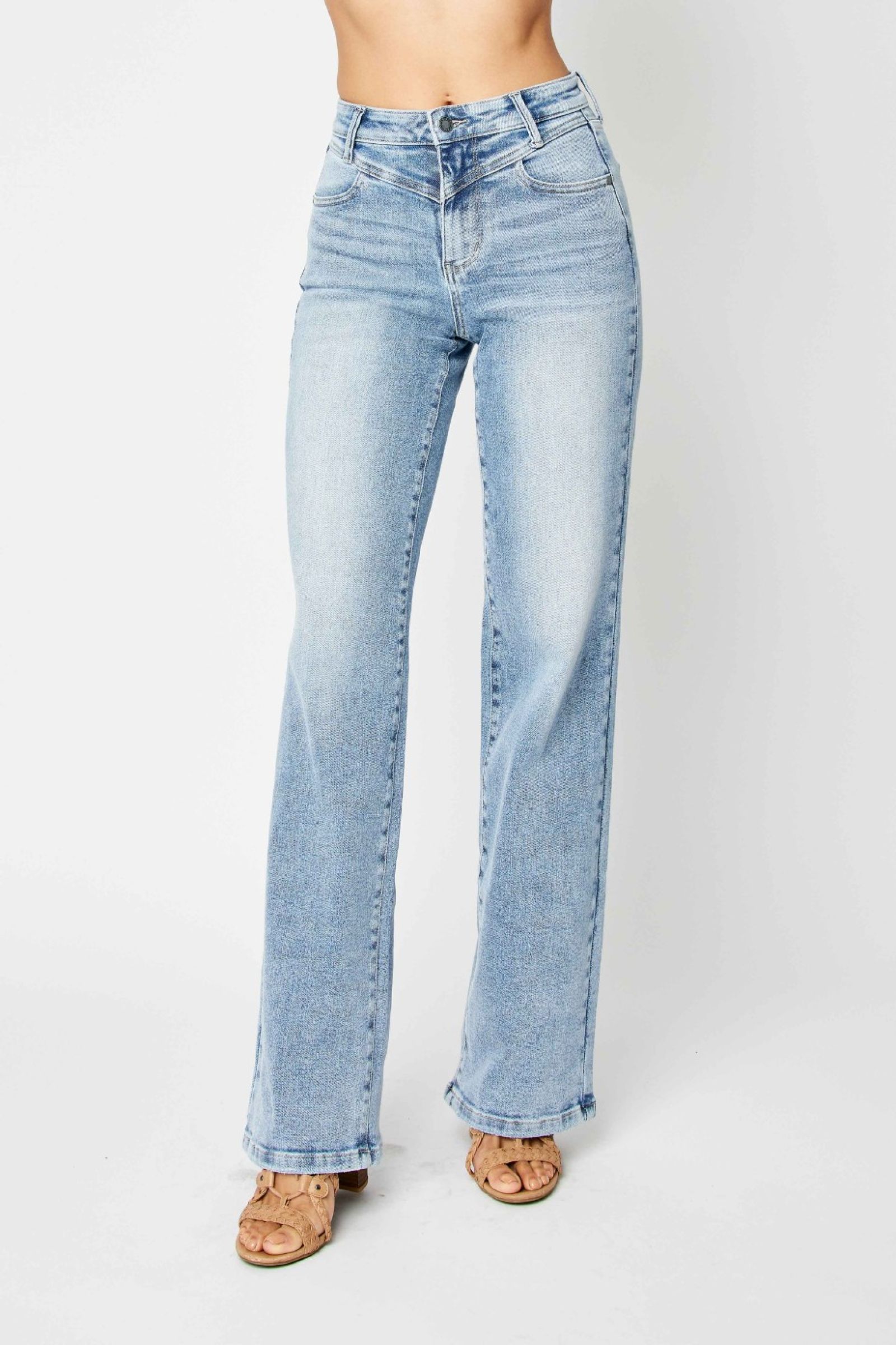 Yoke HW Retro Wide Leg
