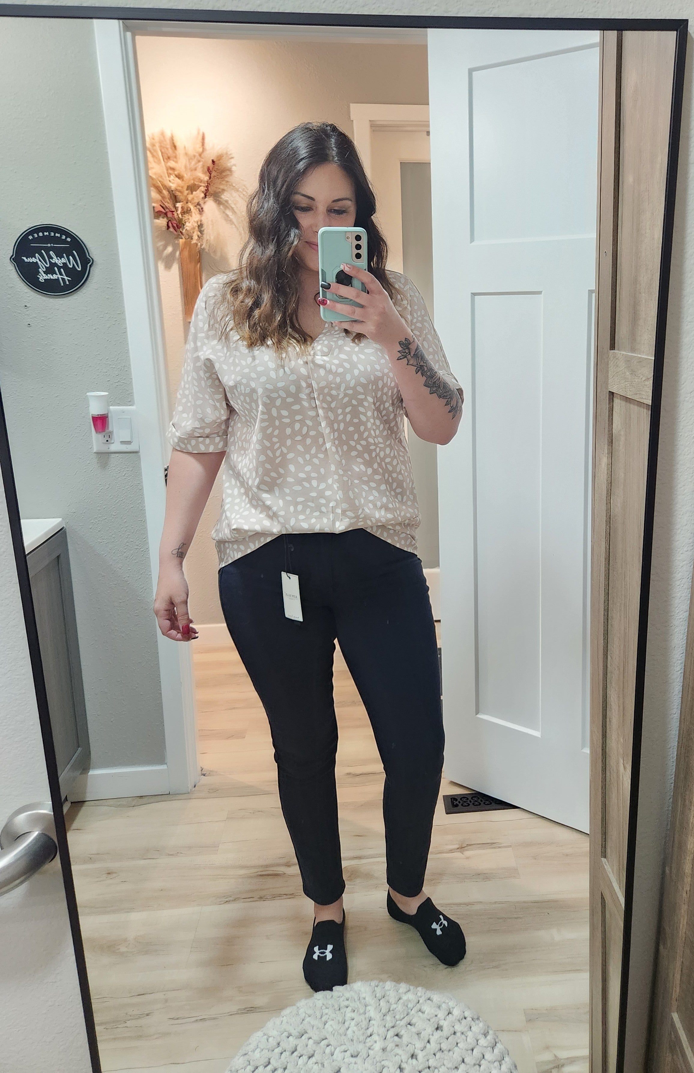 Natalie HW Navy Tummy Control Skinny