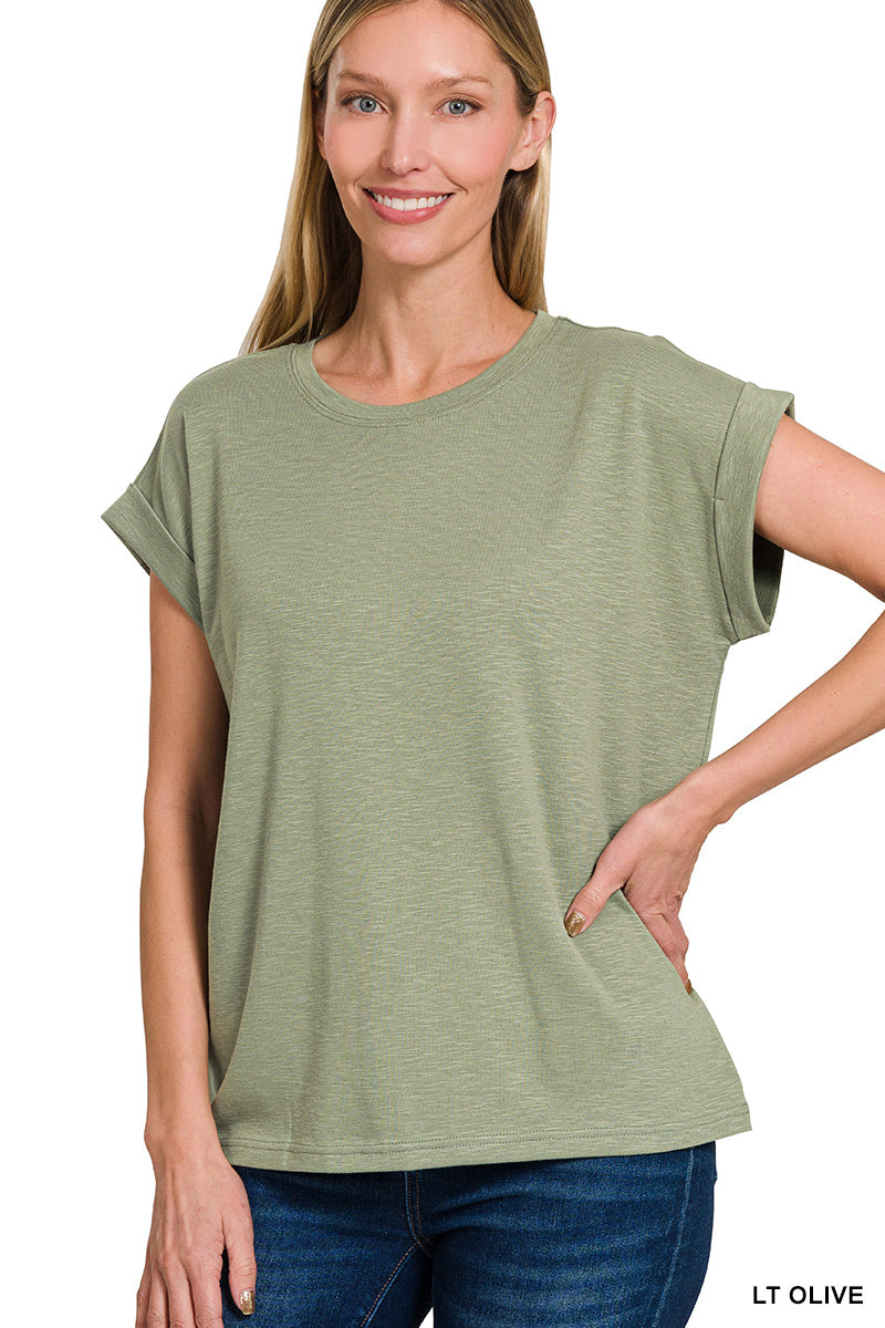 Rolled Sleeve Tee