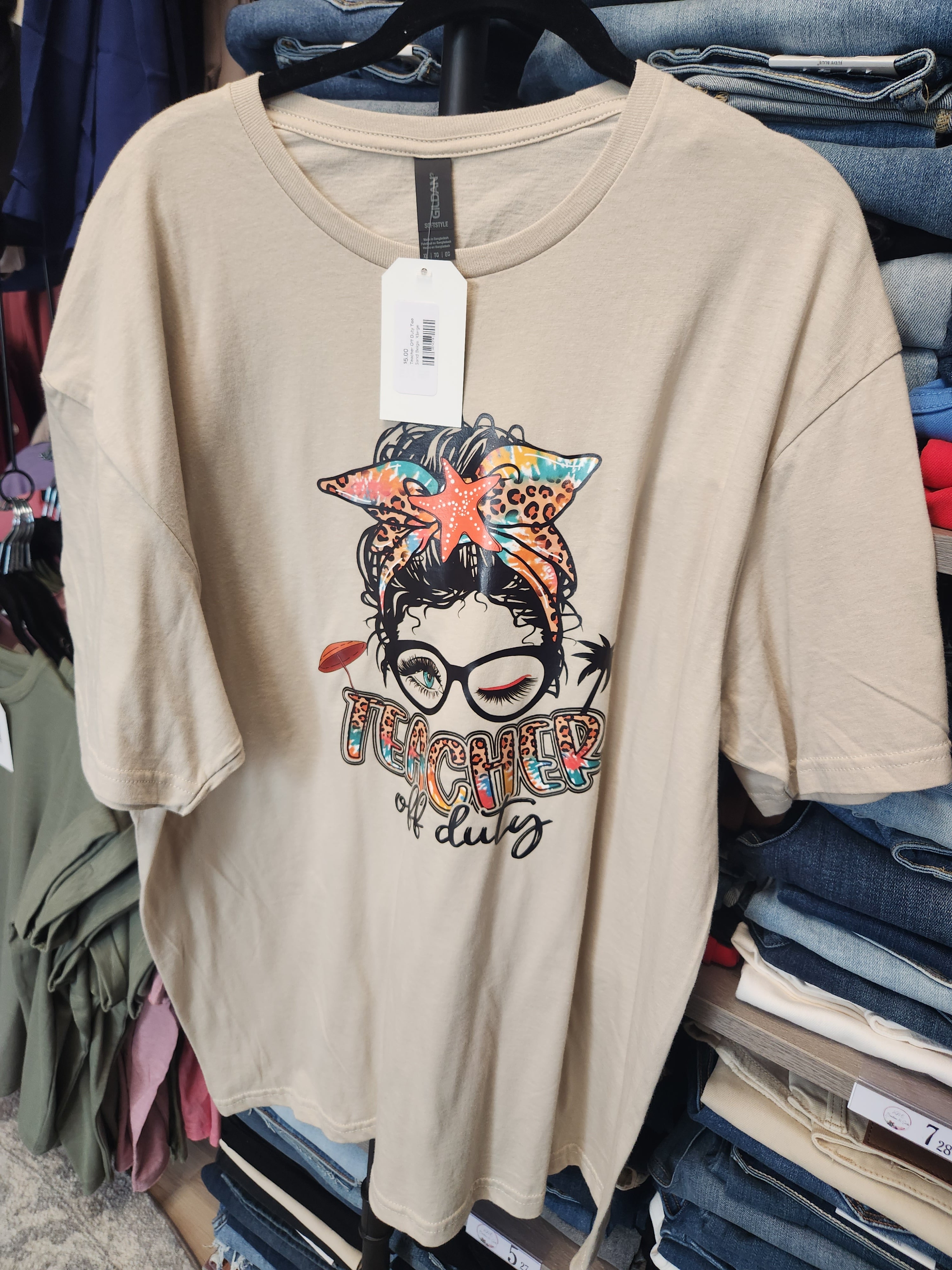 Teacher off Duty Tee